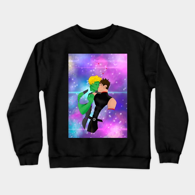 Space husbands Crewneck Sweatshirt by Babynothing